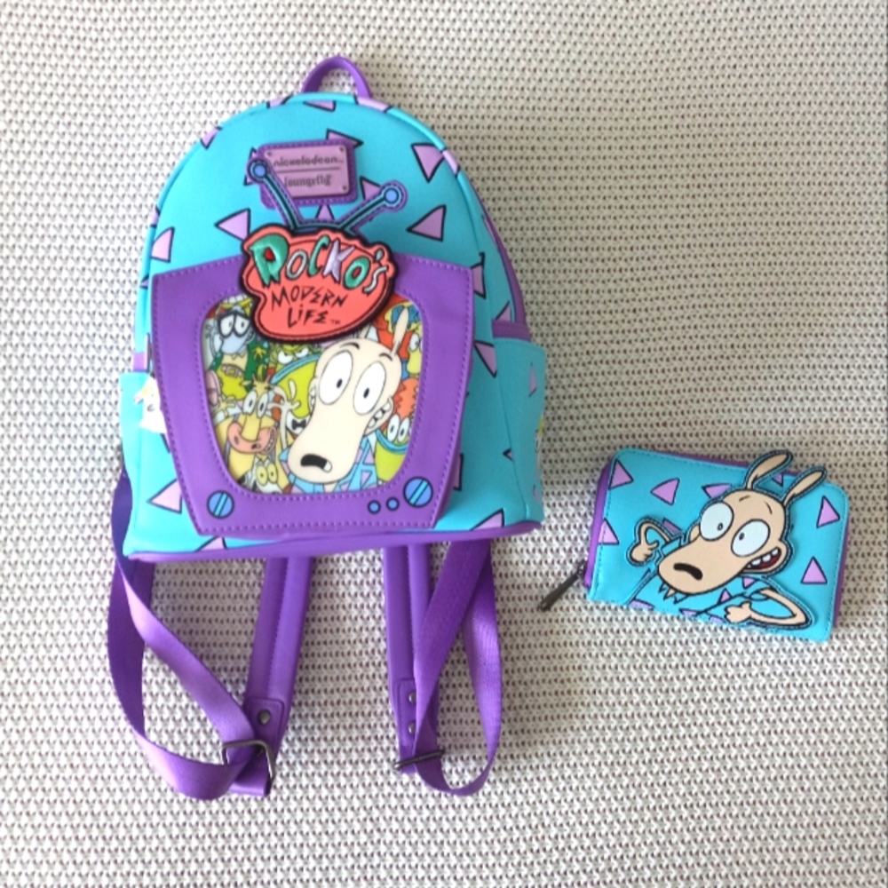 Rocko's Modern Life Loungefly Bag & Wallet